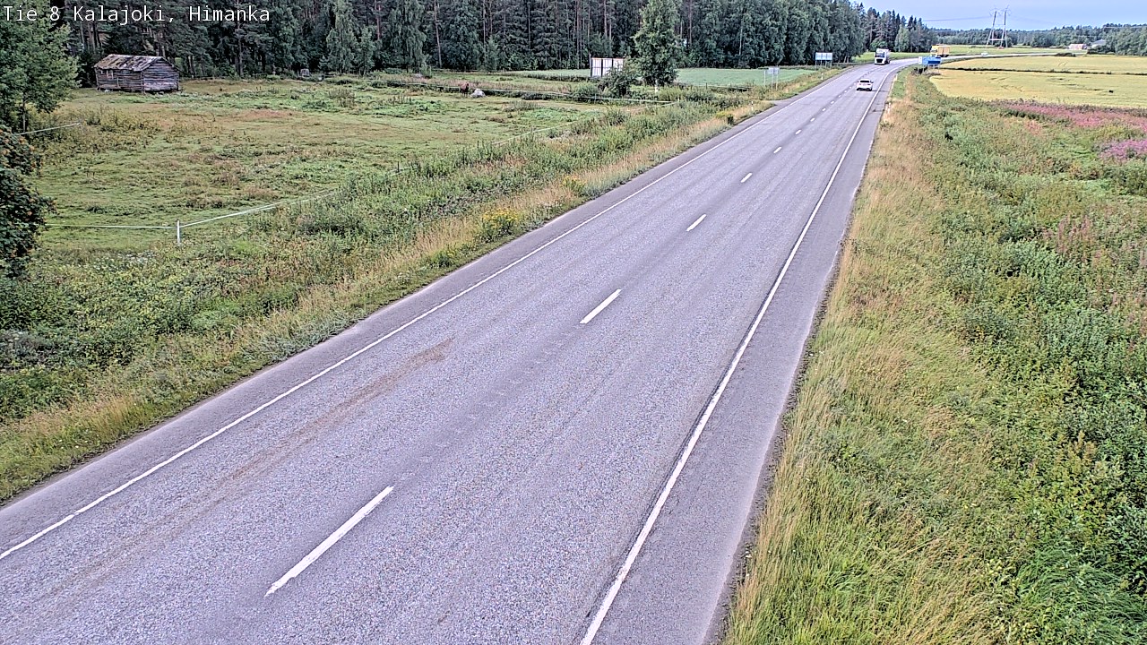 Weather Camera Image Road 8 Kalajoki, Himanka, Kalajoki, Pohjois-Pohjanmaa