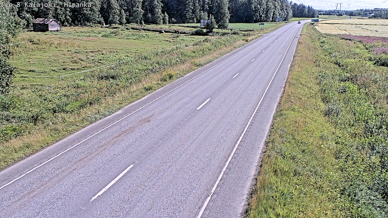 Weather Camera Image Road 8 Kalajoki, Himanka, Kalajoki, Pohjois-Pohjanmaa