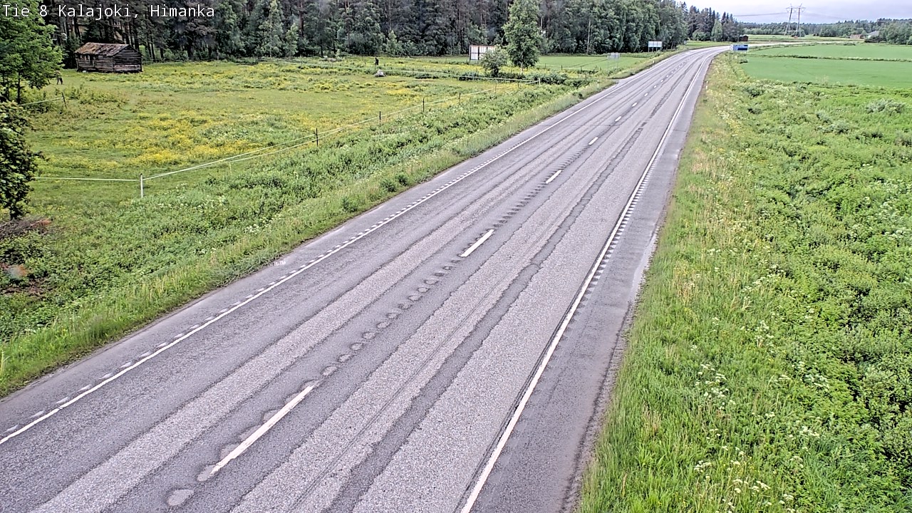 Weather Camera Image Road 8 Kalajoki, Himanka, Kalajoki, Pohjois-Pohjanmaa