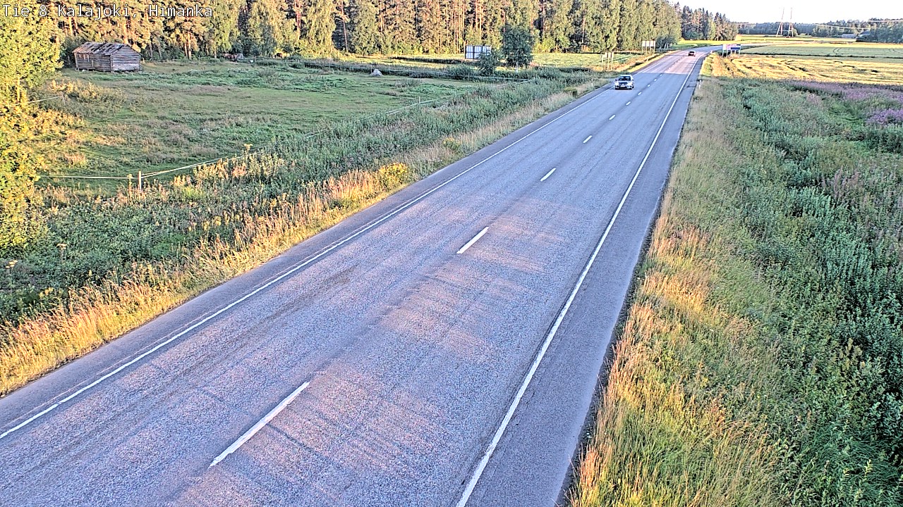 Weather Camera Image Road 8 Kalajoki, Himanka, Kalajoki, Pohjois-Pohjanmaa