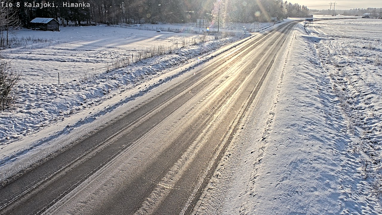 Weather Camera Image Road 8 Kalajoki, Himanka, Kalajoki, Pohjois-Pohjanmaa