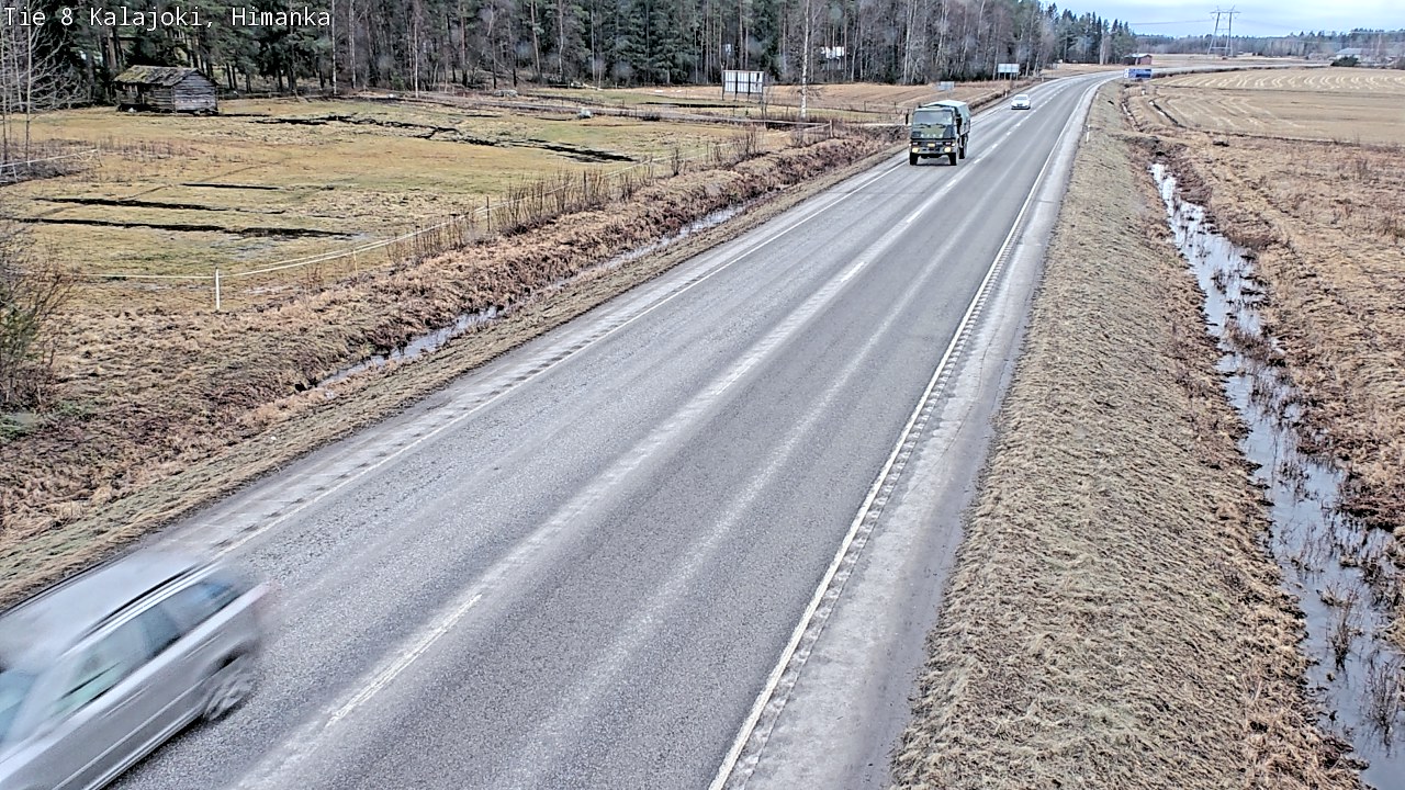 Weather Camera Image Road 8 Kalajoki, Himanka, Kalajoki, Pohjois-Pohjanmaa