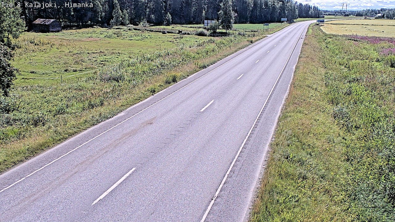 Weather Camera Image Road 8 Kalajoki, Himanka, Kalajoki, Pohjois-Pohjanmaa