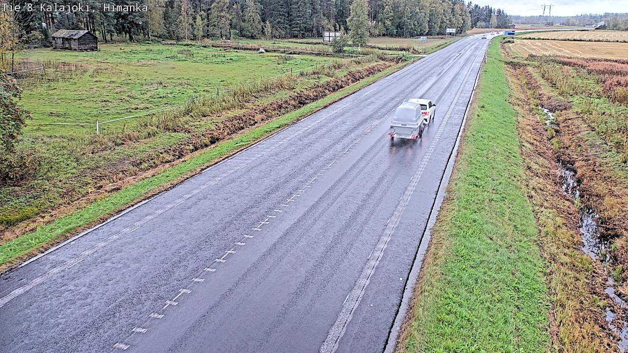 Weather Camera Image Road 8 Kalajoki, Himanka, Kalajoki, Pohjois-Pohjanmaa