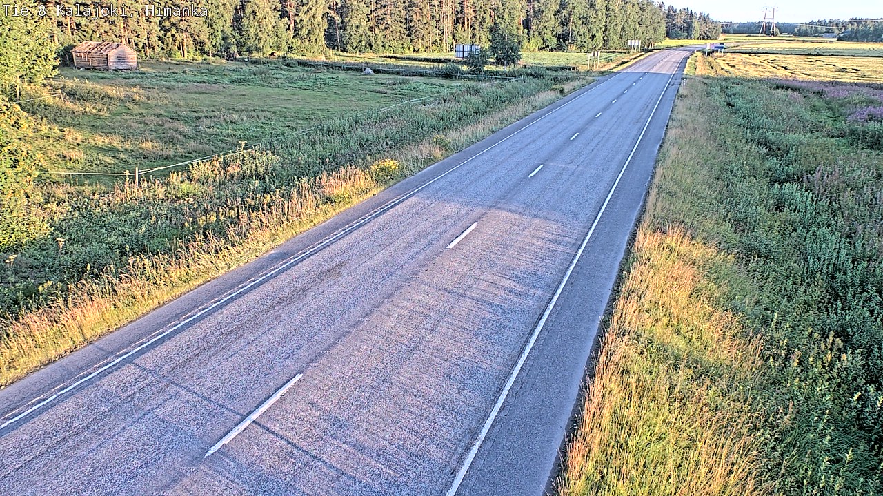 Weather Camera Image Road 8 Kalajoki, Himanka, Kalajoki, Pohjois-Pohjanmaa