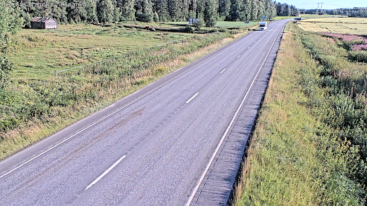 Weather Camera Image Road 8 Kalajoki, Himanka, Kalajoki, Pohjois-Pohjanmaa