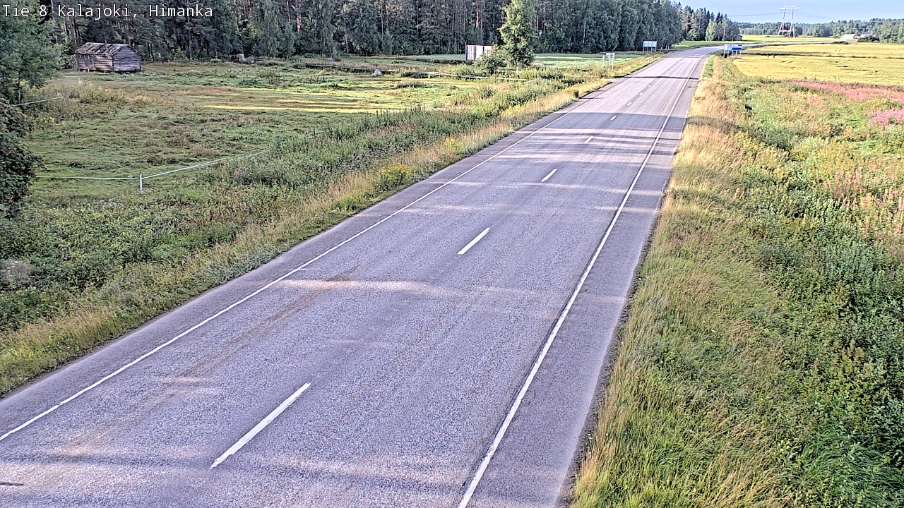 Weather Camera Image Road 8 Kalajoki, Himanka, Kalajoki, Pohjois-Pohjanmaa