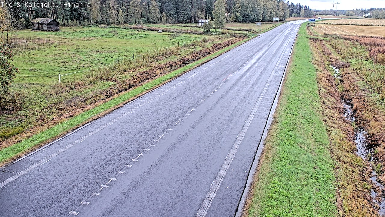 Weather Camera Image Road 8 Kalajoki, Himanka, Kalajoki, Pohjois-Pohjanmaa
