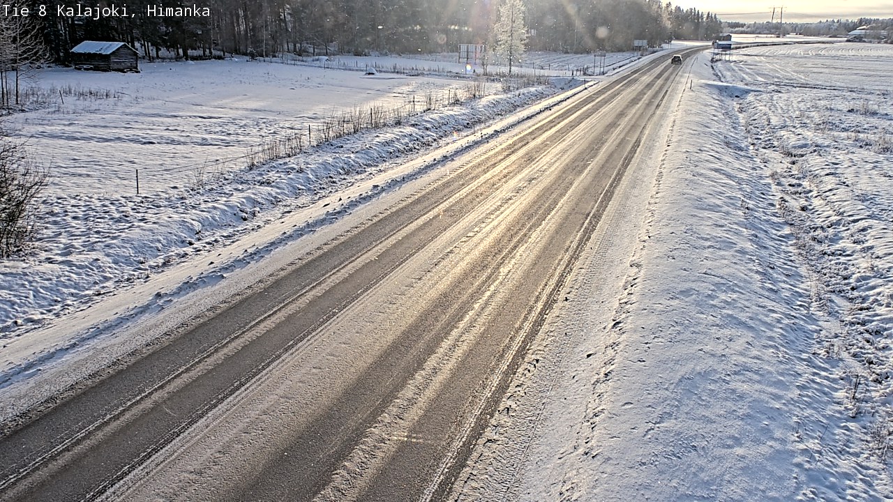 Weather Camera Image Road 8 Kalajoki, Himanka, Kalajoki, Pohjois-Pohjanmaa