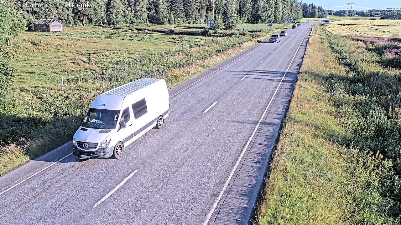 Weather Camera Image Road 8 Kalajoki, Himanka, Kalajoki, Pohjois-Pohjanmaa
