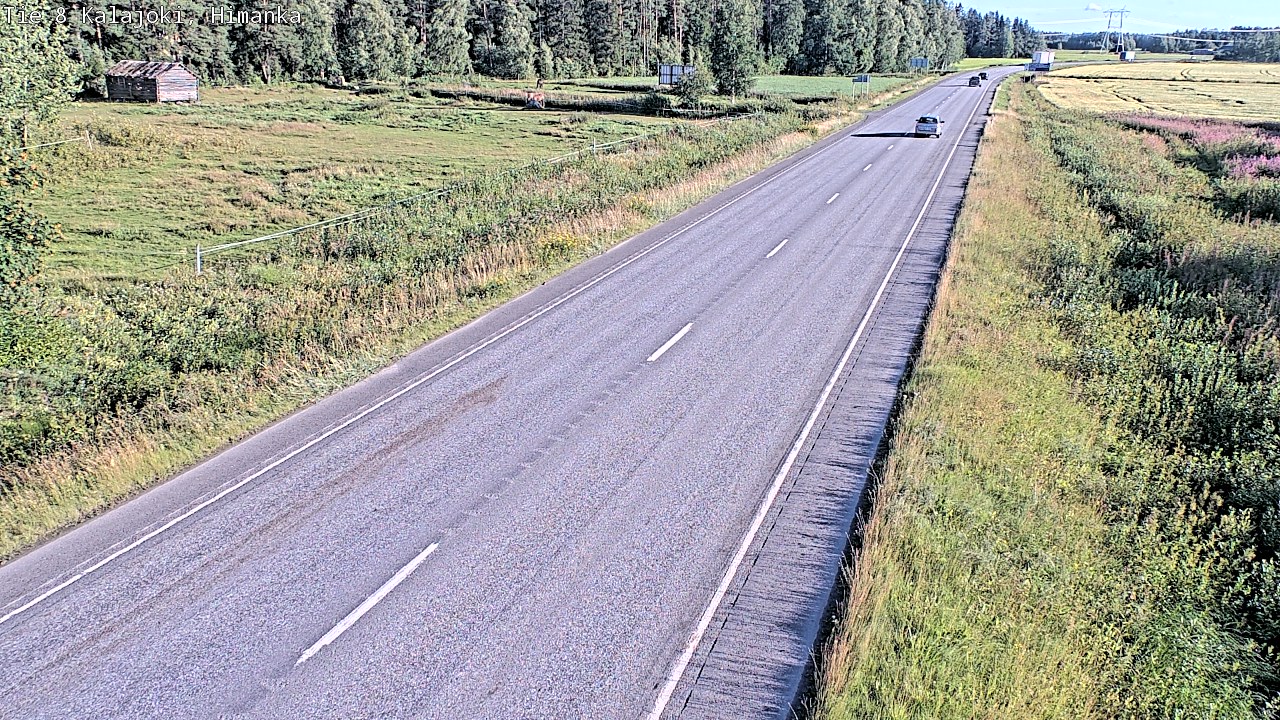 Weather Camera Image Road 8 Kalajoki, Himanka, Kalajoki, Pohjois-Pohjanmaa