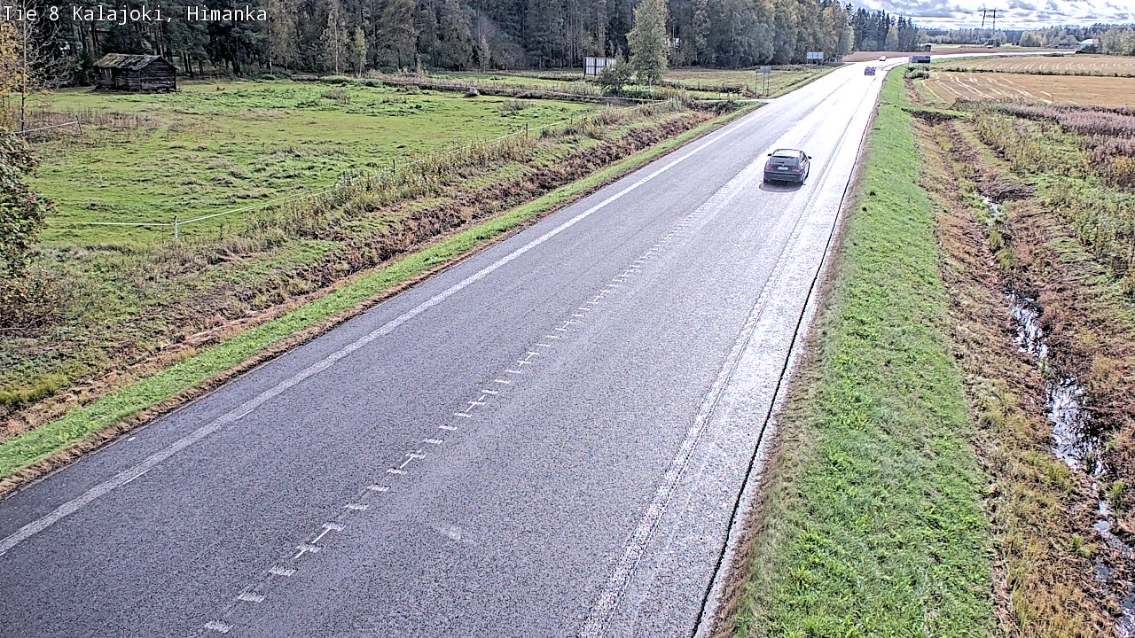 Weather Camera Image Road 8 Kalajoki, Himanka, Kalajoki, Pohjois-Pohjanmaa