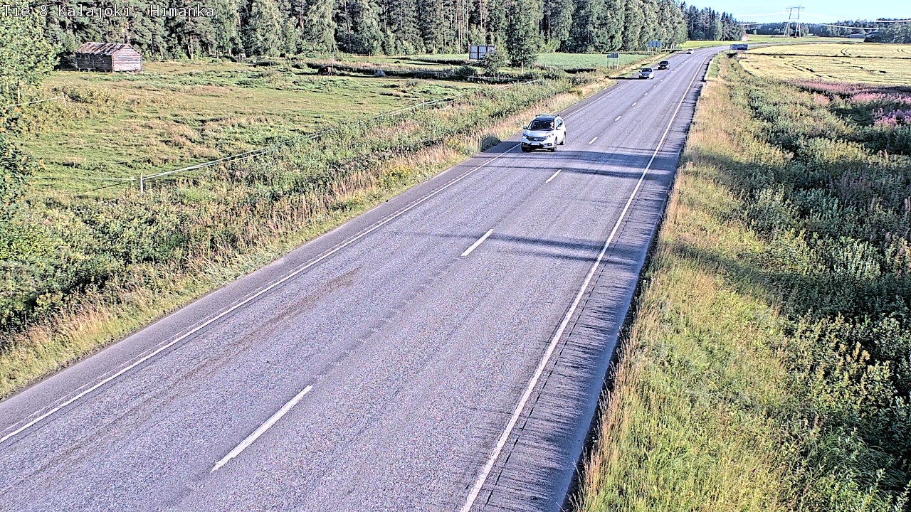 Weather Camera Image Road 8 Kalajoki, Himanka, Kalajoki, Pohjois-Pohjanmaa