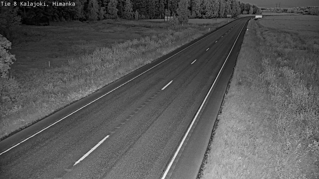 Weather Camera Image Road 8 Kalajoki, Himanka, Kalajoki, Pohjois-Pohjanmaa