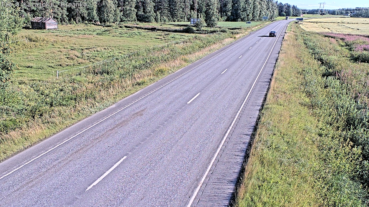 Weather Camera Image Road 8 Kalajoki, Himanka, Kalajoki, Pohjois-Pohjanmaa