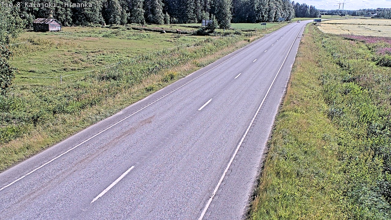 Weather Camera Image Road 8 Kalajoki, Himanka, Kalajoki, Pohjois-Pohjanmaa