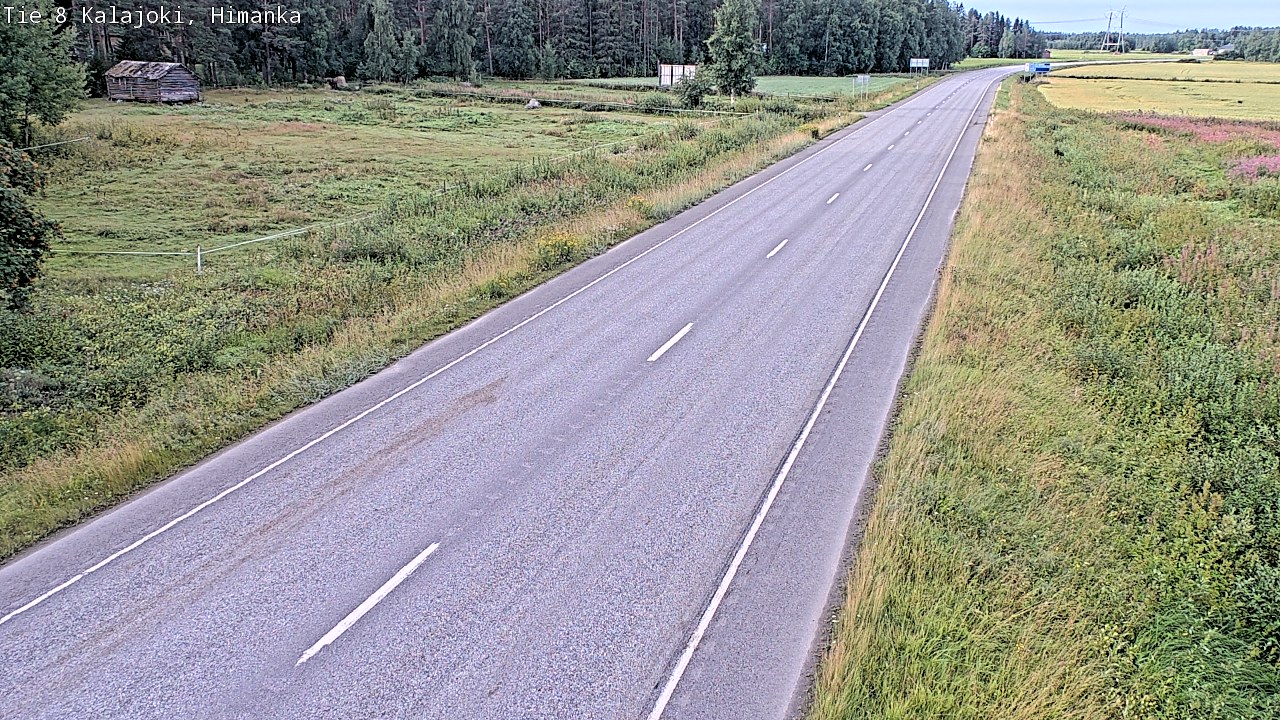 Weather Camera Image Road 8 Kalajoki, Himanka, Kalajoki, Pohjois-Pohjanmaa
