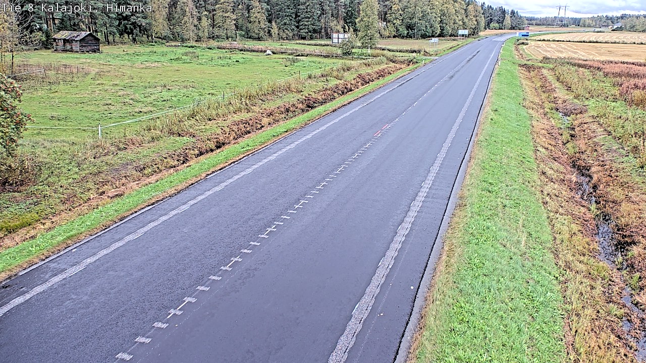 Weather Camera Image Road 8 Kalajoki, Himanka, Kalajoki, Pohjois-Pohjanmaa