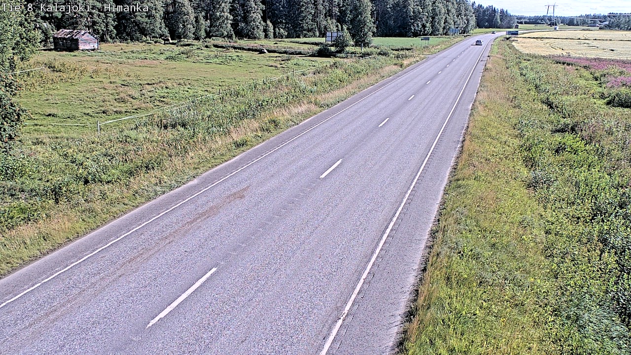 Weather Camera Image Road 8 Kalajoki, Himanka, Kalajoki, Pohjois-Pohjanmaa