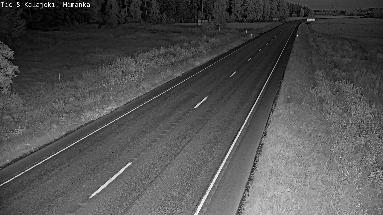 Weather Camera Image Road 8 Kalajoki, Himanka, Kalajoki, Pohjois-Pohjanmaa