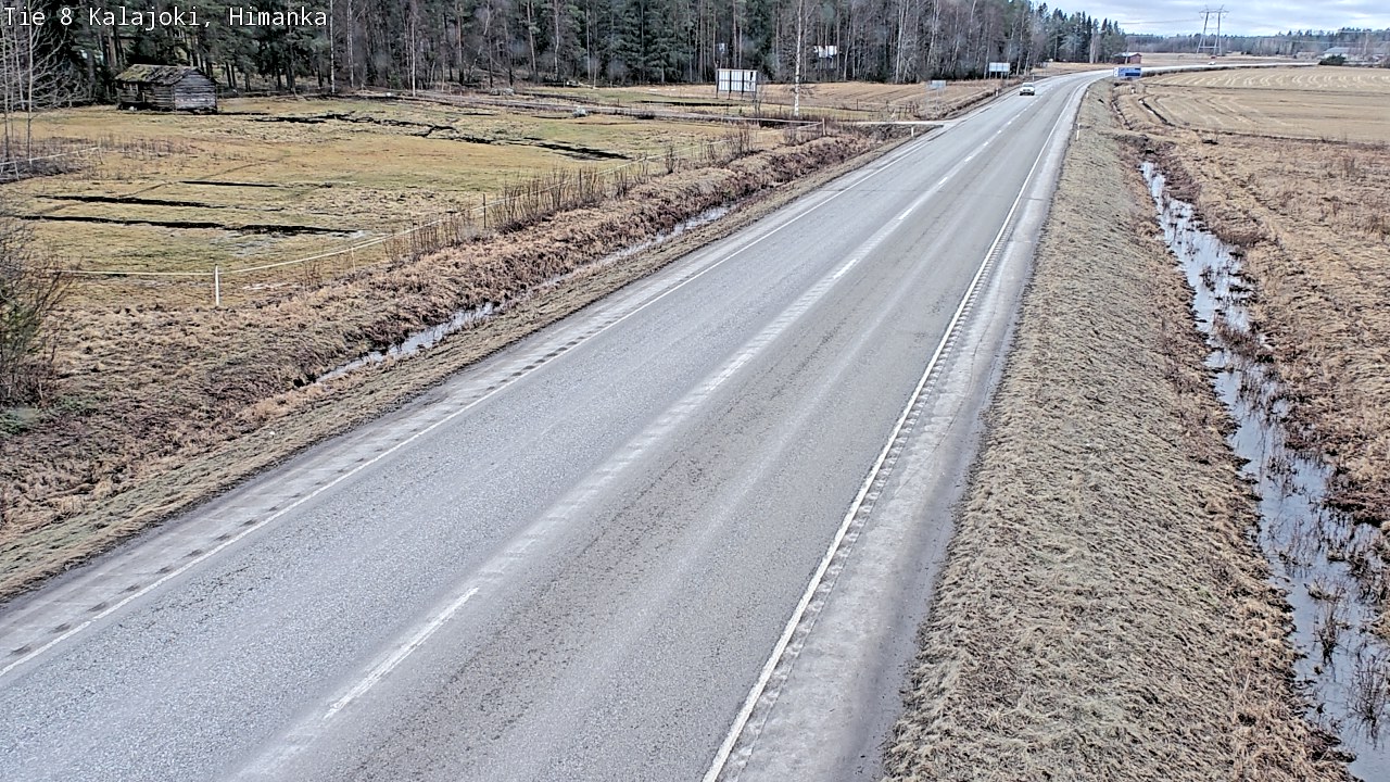 Weather Camera Image Road 8 Kalajoki, Himanka, Kalajoki, Pohjois-Pohjanmaa