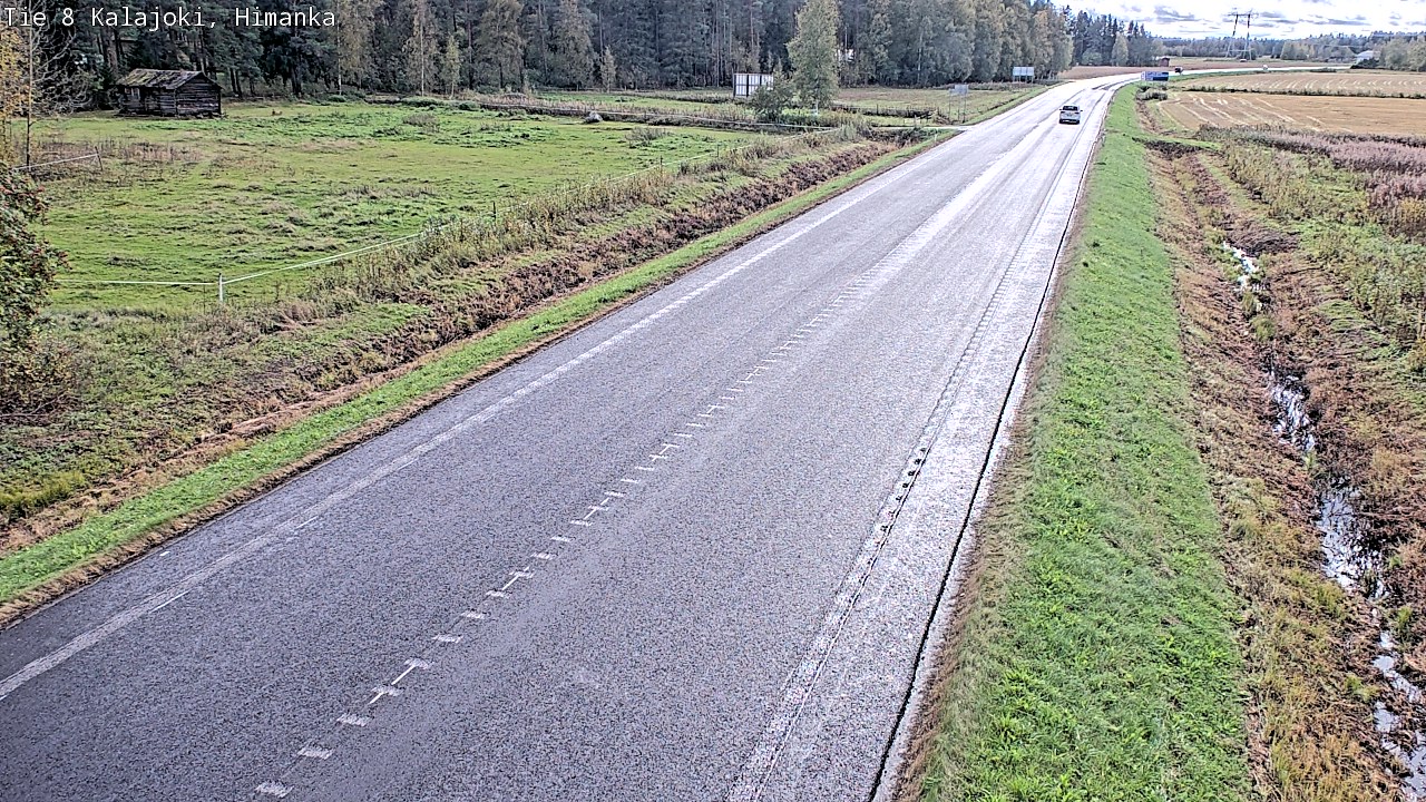 Weather Camera Image Road 8 Kalajoki, Himanka, Kalajoki, Pohjois-Pohjanmaa