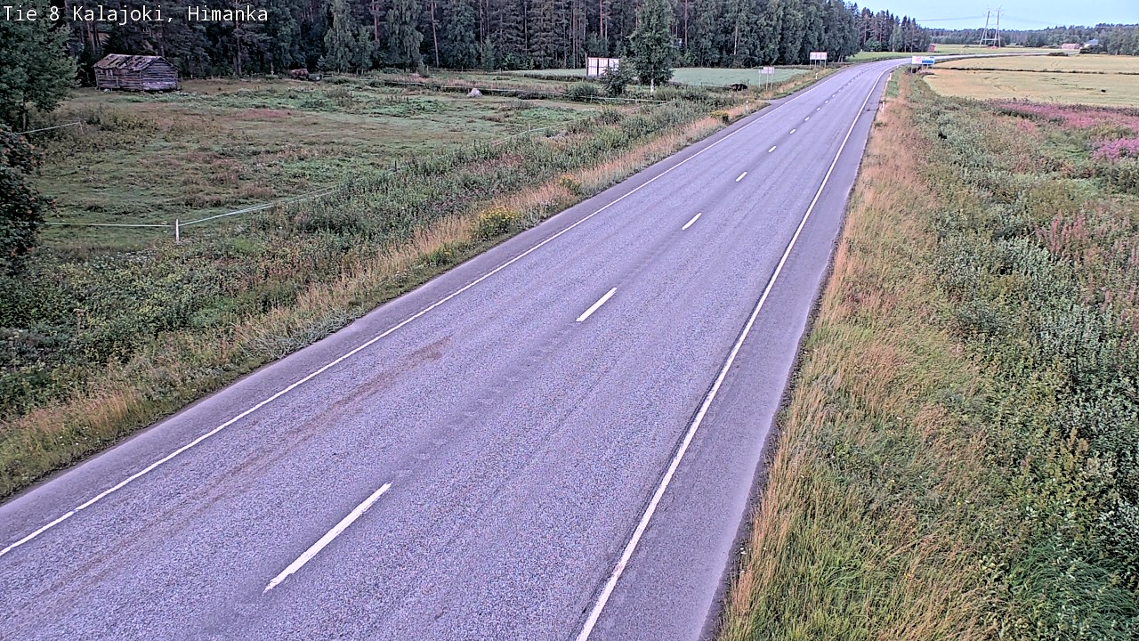 Weather Camera Image Road 8 Kalajoki, Himanka, Kalajoki, Pohjois-Pohjanmaa