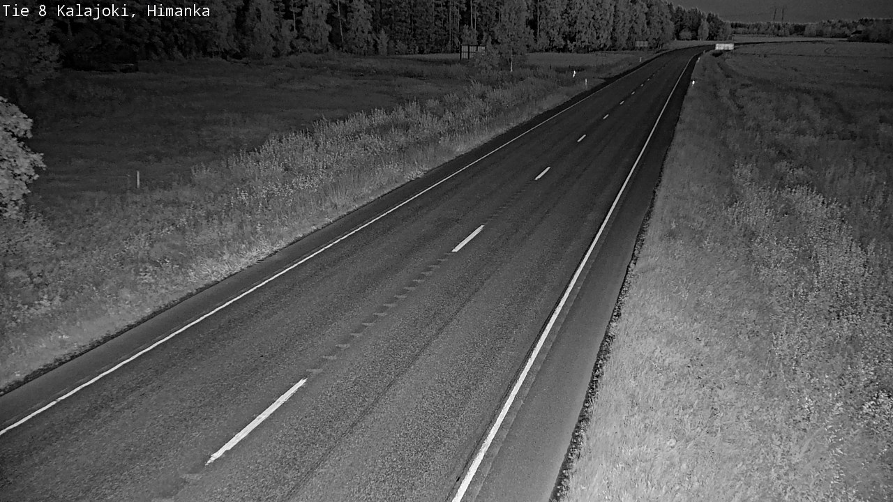 Weather Camera Image Road 8 Kalajoki, Himanka, Kalajoki, Pohjois-Pohjanmaa