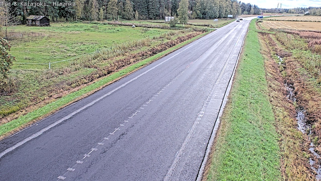 Weather Camera Image Road 8 Kalajoki, Himanka, Kalajoki, Pohjois-Pohjanmaa