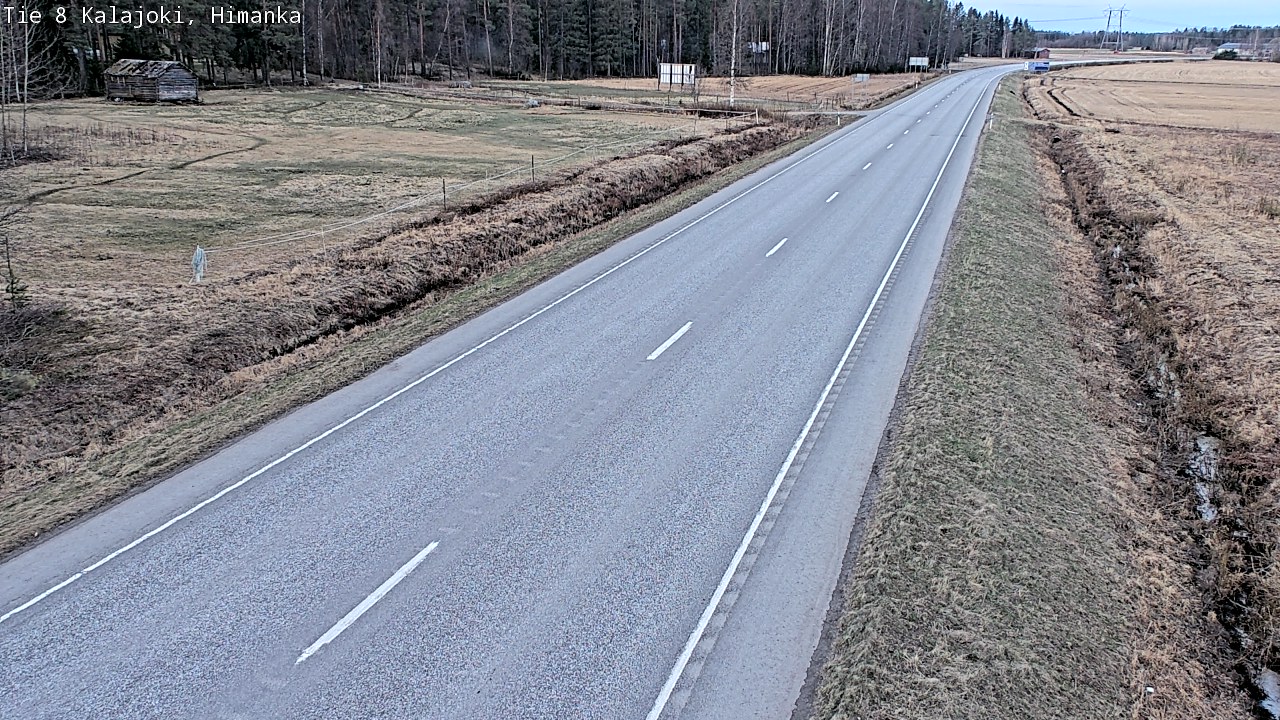 Weather Camera Image Väg 8 Kalajoki, Himango, Kalajoki, Pohjois-Pohjanmaa