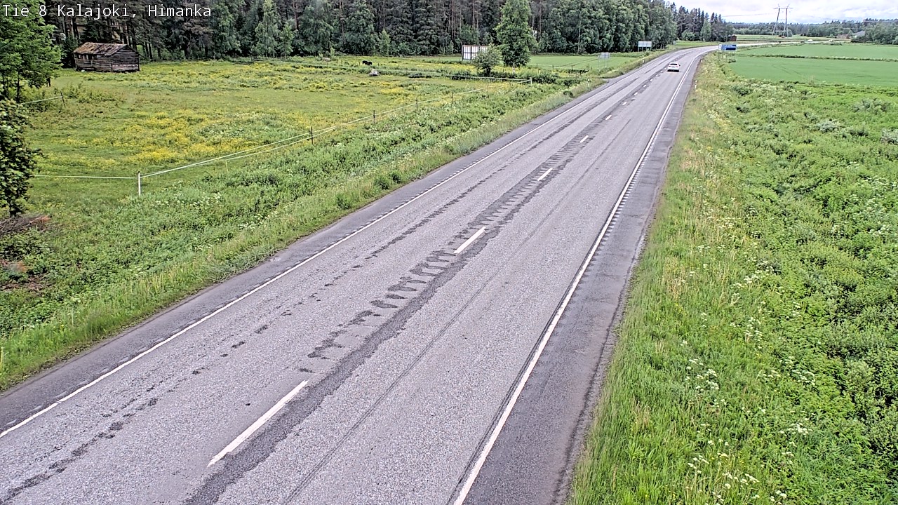 Weather Camera Image Väg 8 Kalajoki, Himango, Kalajoki, Pohjois-Pohjanmaa