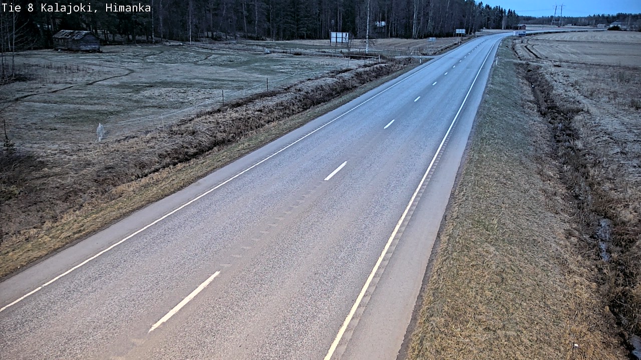 Weather Camera Image Väg 8 Kalajoki, Himango, Kalajoki, Pohjois-Pohjanmaa