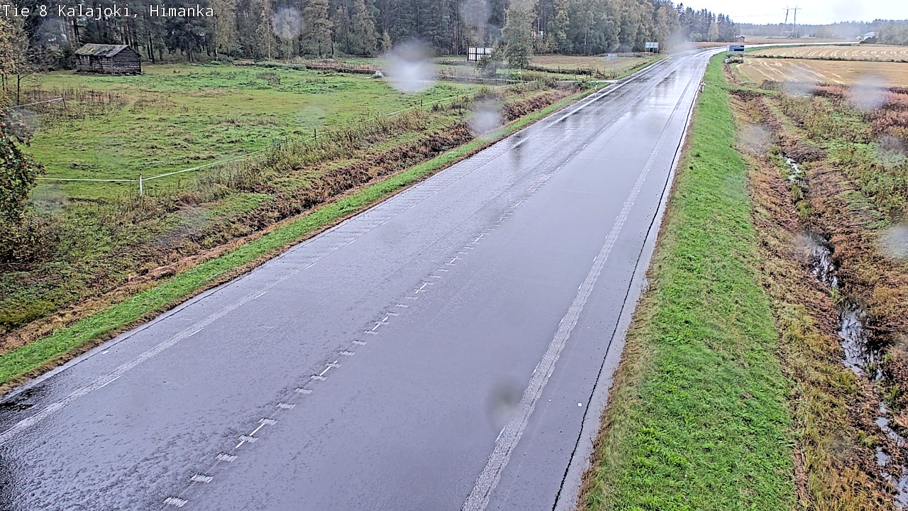 Weather Camera Image Road 8 Kalajoki, Himanka, Kalajoki, Pohjois-Pohjanmaa