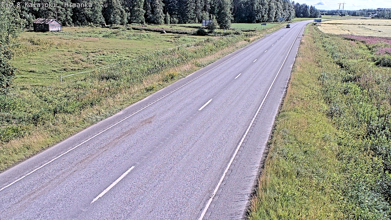 Weather Camera Image Road 8 Kalajoki, Himanka, Kalajoki, Pohjois-Pohjanmaa