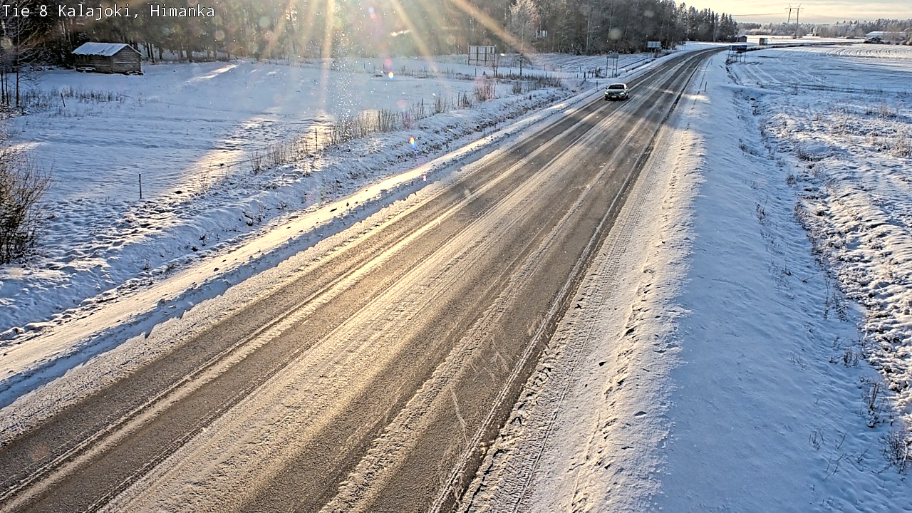 Weather Camera Image Road 8 Kalajoki, Himanka, Kalajoki, Pohjois-Pohjanmaa