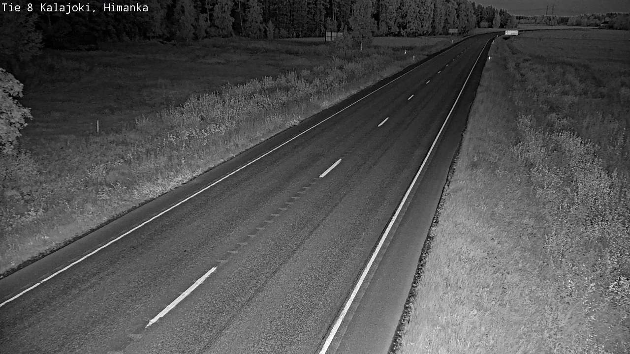 Weather Camera Image Road 8 Kalajoki, Himanka, Kalajoki, Pohjois-Pohjanmaa