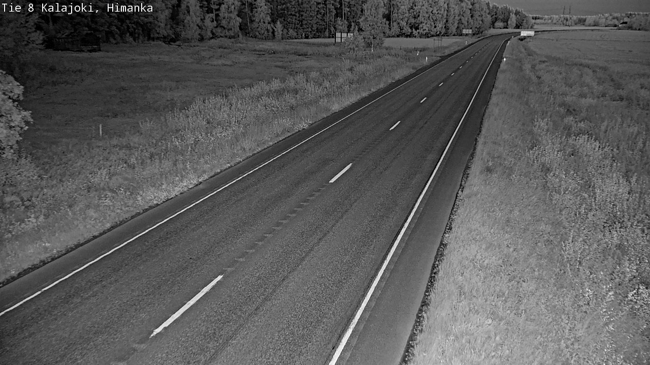 Weather Camera Image Road 8 Kalajoki, Himanka, Kalajoki, Pohjois-Pohjanmaa