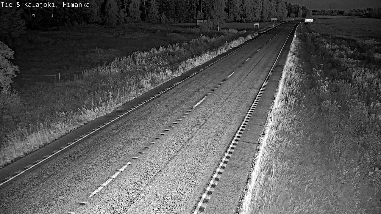 Weather Camera Image Road 8 Kalajoki, Himanka, Kalajoki, Pohjois-Pohjanmaa