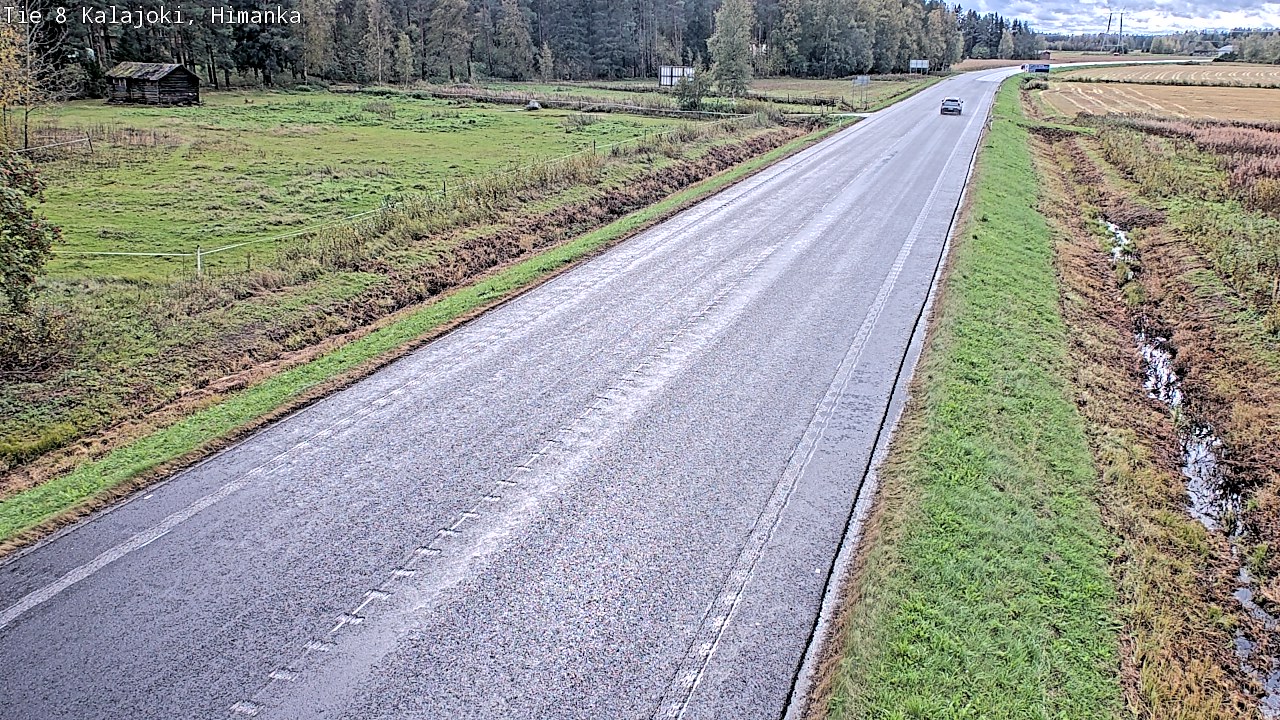 Weather Camera Image Road 8 Kalajoki, Himanka, Kalajoki, Pohjois-Pohjanmaa