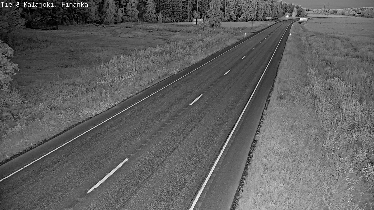 Weather Camera Image Road 8 Kalajoki, Himanka, Kalajoki, Pohjois-Pohjanmaa