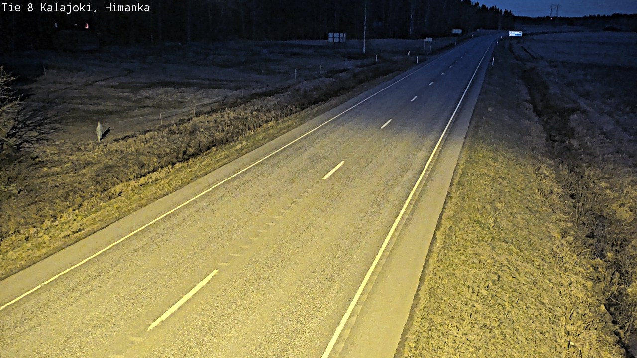 Weather Camera Image Road 8 Kalajoki, Himanka, Kalajoki, Pohjois-Pohjanmaa
