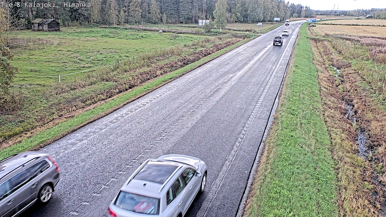 Weather Camera Image Road 8 Kalajoki, Himanka, Kalajoki, Pohjois-Pohjanmaa