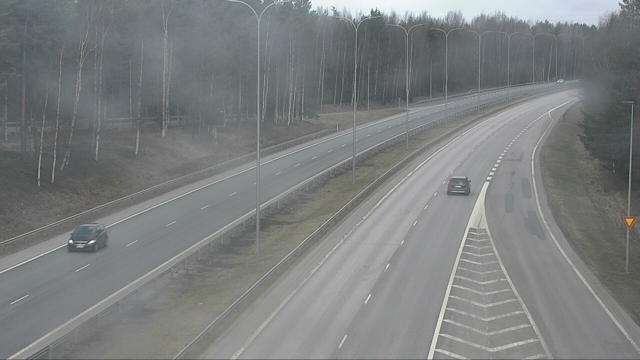 Weather Camera Image Väg 4 Uleåborg, Isko, Oulu, Pohjois-Pohjanmaa