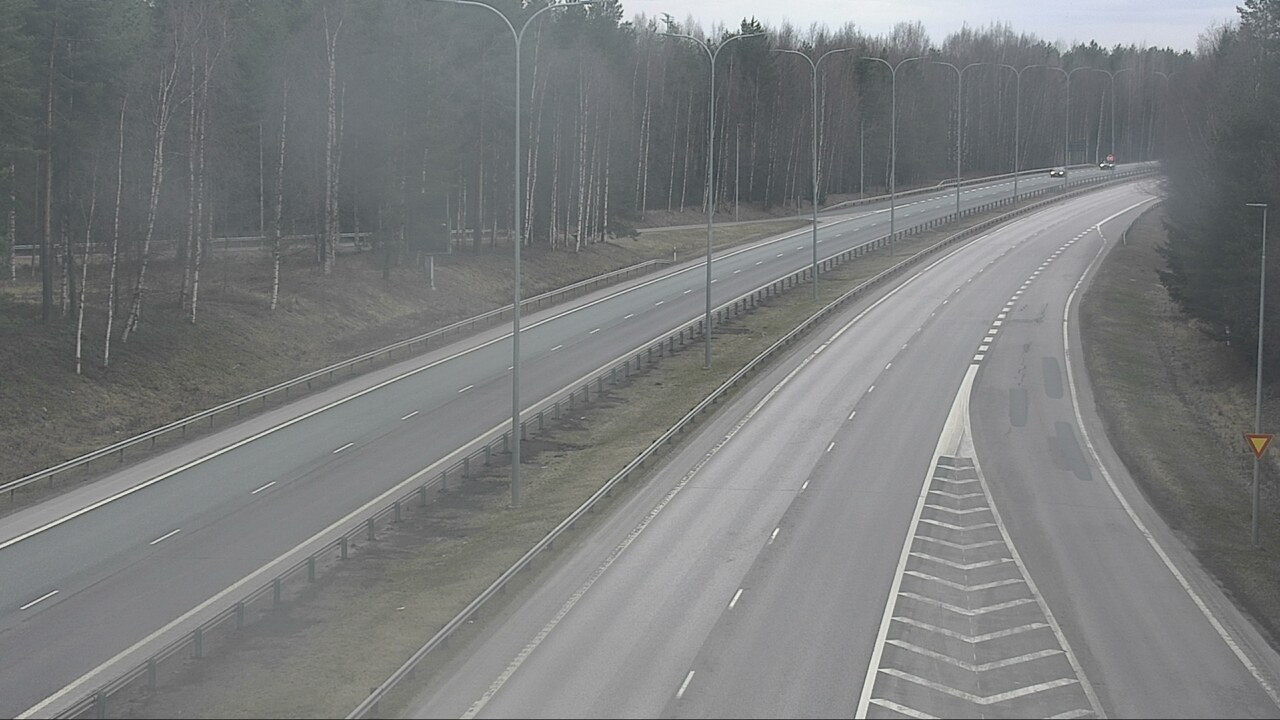 Weather Camera Image Väg 4 Uleåborg, Isko, Oulu, Pohjois-Pohjanmaa