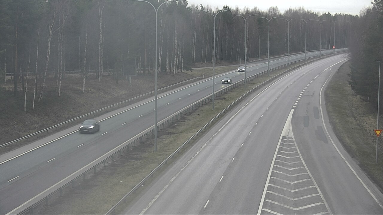 Weather Camera Image Väg 4 Uleåborg, Isko, Oulu, Pohjois-Pohjanmaa
