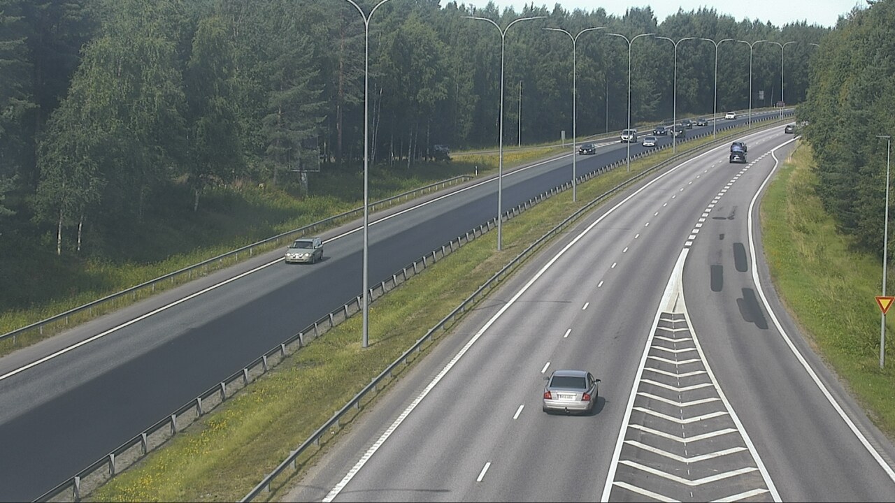 Weather Camera Image Väg 4 Uleåborg, Isko, Oulu, Pohjois-Pohjanmaa
