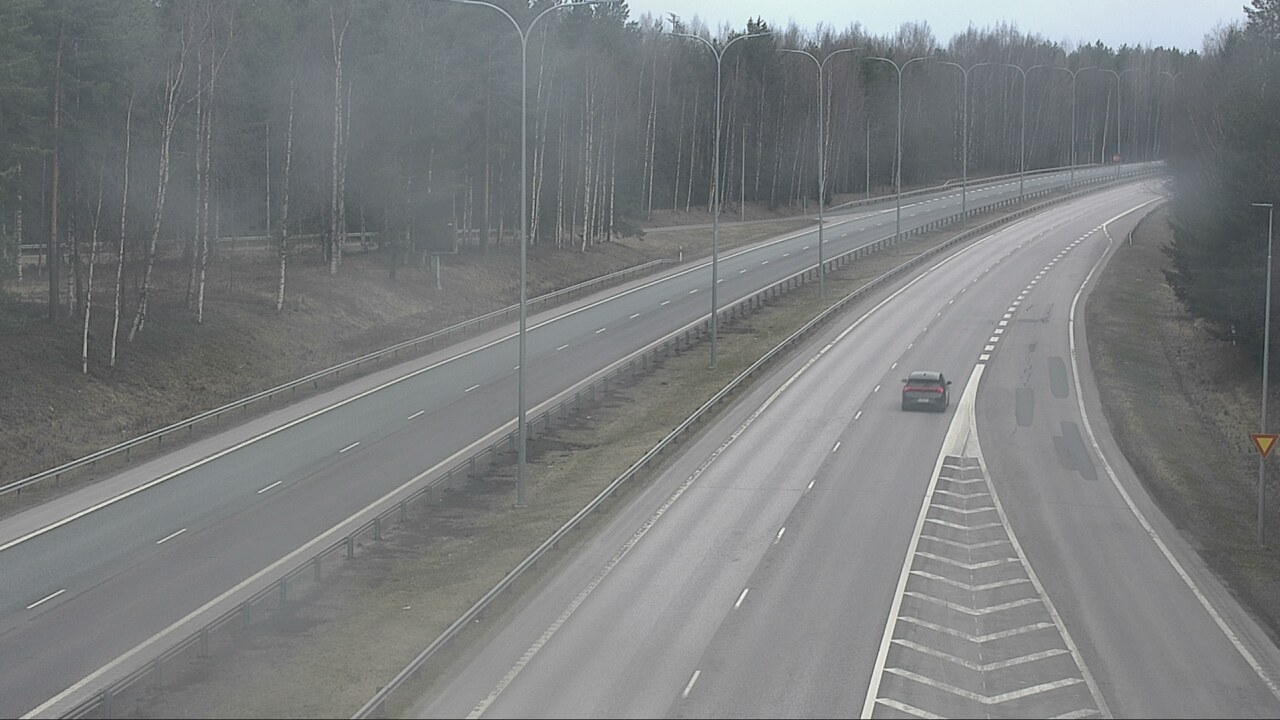 Weather Camera Image Väg 4 Uleåborg, Isko, Oulu, Pohjois-Pohjanmaa