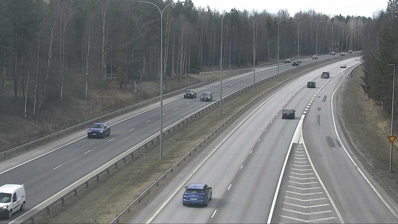 Weather Camera Image Väg 4 Uleåborg, Isko, Oulu, Pohjois-Pohjanmaa