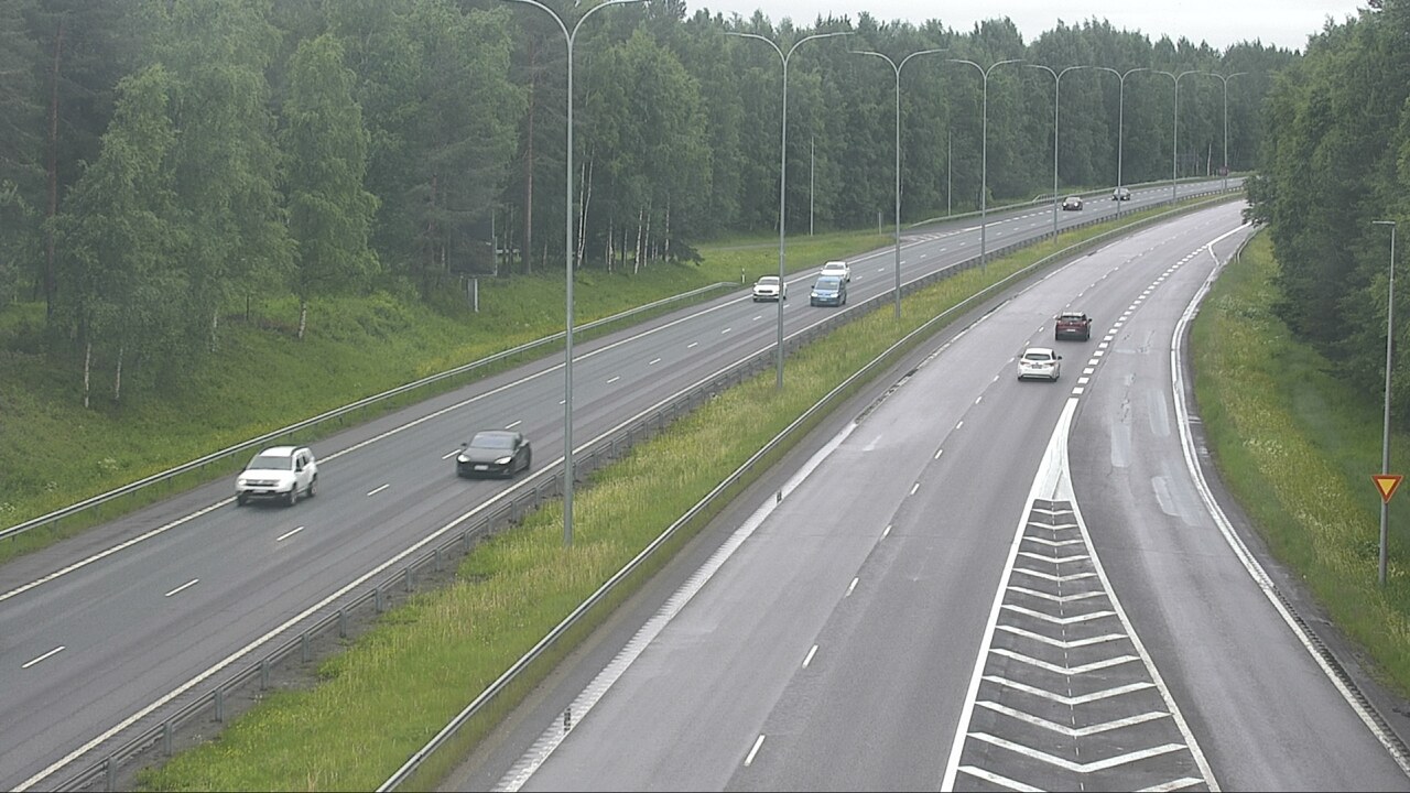 Weather Camera Image Väg 4 Uleåborg, Isko, Oulu, Pohjois-Pohjanmaa