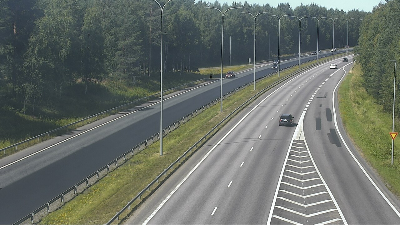 Weather Camera Image Väg 4 Uleåborg, Isko, Oulu, Pohjois-Pohjanmaa